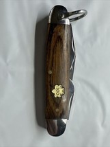 Girl Guides 100 years  ANNIVERSARY 1912-2012 wood pocket knife BRAND NEW - £62.63 GBP