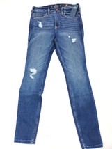 Hollister High Rise Super Skinny Distressed Jeans Size 3S 26 x 26 - £22.28 GBP