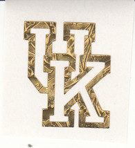 GOLD LEAF University of Kentucky UK Wildcats fire helmet decal sticker RTIC - $3.46