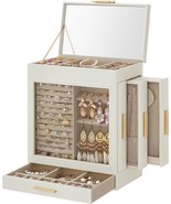Schmuckkästchen mit Glasfenster, 5-lagiger Schmuckorganizer mit 3... - $410.78 CAD
