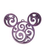 Mickey Themed Head Ears Swirl Design Christmas Ornament Made in USA PR22... - £3.98 GBP