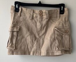 Shein Khaki Cargo Pocket Mini Skirt Size Small - $10.88