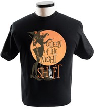 Queen Of The Night Shift Funny Halloween T Shirt - £13.54 GBP+