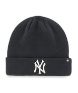 New York Yankees 47 Brand Navy Cuffed Knit Hat New &amp; Officially Licensed - £18.99 GBP