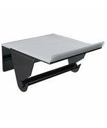Yass matt black toilet paper holder  Bath organizer. Bath accessories - $121.84 CAD