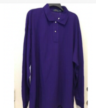 Polo Ralph Lauren  Long Sleeves Purple Mesh Shirt 2XLT NWT - £47.01 GBP