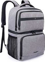 Tourit Backpack Cooler With Double Decks, Insulated Cooler Bag For, Beach Park. - £33.00 GBP