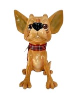 Chihuahua Dog Figurine Little Paws Ziggy 5.5&quot; High Sculpted Pet 340-LP-ZIG - $33.66