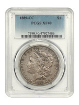 1889-CC $1 PCGS XF40 - $4,837.88