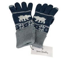 Vera Bradley Gloves Beary Merry Cool Blue New  - £20.99 GBP