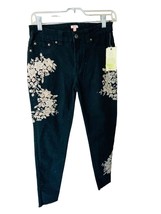 Reba Ladies Colorado Cowgirl Skinny Ankle Embroidered Black Denim Jeans ... - £56.93 GBP