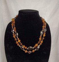 Vintage Western Germany 1950&#39;s Beaded Multistrand Necklace - $12.99