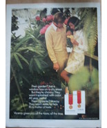 Vintage Viceroy Cigarettes Couple in Green House Print Magazine Ad 1971 - $8.18 CAD