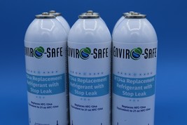 Enviro-Safe Auto Replacement Refrigerant with Stop Leak, A/C, 8oz 6 cans - £47.01 GBP