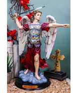 Byzantine Orthodox Catholic Archangel Saint Michael Protector Of Men Sta... - $73.99 CAD