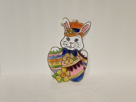 Vintage Giftco Inc Plastic Easter Bunny with Eggs Sun Catcher - £8.02 GBP