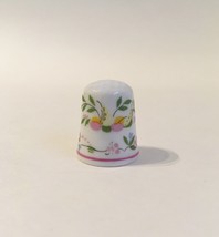 Coimbra Portugal Thimble Flowers Leaves Vine Pink Yellow Green Vintage P... - $12.00