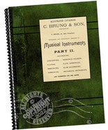 C Bruno Son (1890) Musical Instruments CATALOG * Accordions Harmonica Fl... - £72.97 GBP