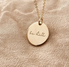 Be Still Minimalistic Necklace | Dainty Gift Necklace | Religious Gift For Her  - £15.81 GBP