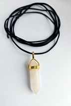 Drop Pointed Crystal Amulet Love Passion Twin Flame Remove Blockage Wicc... - $16.17