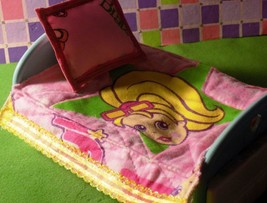 Bratz Pillow Polly Pocket Quilt fits Fisher Price Loving Family Dollhouse Beds - £4.63 GBP