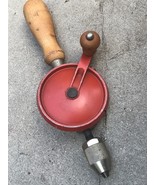vintage Drill....  hand crank the wheel type ... an early cordless model !! - $23.99