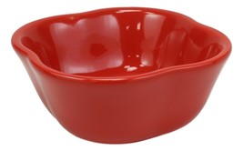 Ebros Ceramic Red Bell Pepper Vegetable 12oz Bowl Soup Condiments Contai... - £14.89 GBP