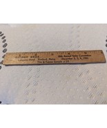 Vintage Geiger Bros.  Lafayette Hotel 1961 Advertising Wood Ruler - $13.41 CAD