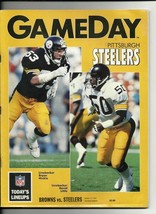 1991 NFL Gameday Program Steelers @ Browns October 27th - £7.65 GBP