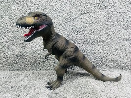 Dinosaur Rubber Tyrannosaurus Rex T-Rex Sound Toy 12&quot; Figure Toy Jurassic - £15.17 GBP