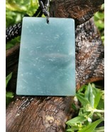 Icy Ice Bluish Green Snowflake Cotton Natural Jadeite Jade Peace &amp; Calm ... - $790.75 CAD