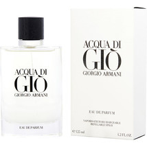 Acqua Di Gio By Giorgio Armani Eau De Parfum Spray Refillable 4.2 Oz - £106.23 GBP