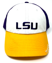 Louisiana State University Lsu Tigers Text Logo Curved Bill Adjustable Hat Cap - £12.86 GBP