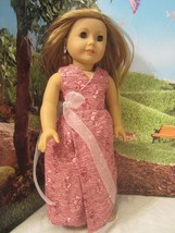 homemade 18&quot; american girl/madame alexander wrap around dress doll clothes - $14.58