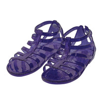 Gladiator Girl Jellies Sandal - 7 Purple by DelSol for Kids - 1 Pair San... - $13.60