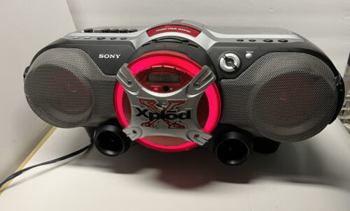 Primary image for Sony Xplod CFD-G505 Mega Bass AM FM Radio CD Cassette Boom Box -READ Description