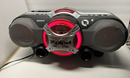 Sony Xplod CFD-G505 Mega Bass AM FM Radio CD Cassette Boom Box -READ Des... - £85.73 GBP