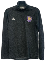 Adidas Men&#39;s Orlando City Team Logo Long Sleeve Raglan Sweatshirt, Black... - £19.41 GBP