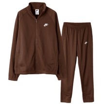 Nike Sportswear Club Men&#39;s Poly-Knit Tracksuit Sports Brown NWT FB7351-259 - £85.53 GBP