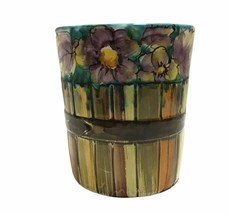 Vintage Erphila Pottery Italy Signed Canister no Lid Great as Planter or Vase 7&quot; - £54.50 GBP