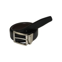 Mens VALENTINI Textured Leather Belt Classic Pin Buckle Reversible sw68 ... - $29.99