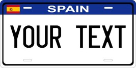 Spain Map License Plate Personalized Car Auto Bike Motorcycle Custom Tag - £8.20 GBP+