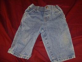 NAUTICA NECESSITIES BLUE WASH JEAN BABY NEWBORN TODDLER PANTS M 6 - 12 M... - $23.81 CAD