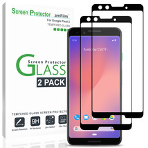 amFilm Screen Protector for Google Pixel 3, Premium Real Tempered Glass (2 Pack) - £11.25 GBP