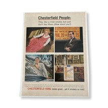 Vintage 1950s Chesterfield King Cigarettes Ad - 11x14 Print Ad - £7.57 GBP