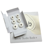 Original Silicone Ear Tips For Beats Studio Buds+ Plus Ivory Earbuds XS,... - $14.63