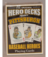 Hero Decks - Pittsburgh Baseball Playing Cards - Caricatures - New, Sealed - £6.59 GBP