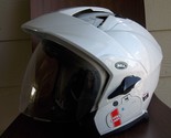 Bell Mag-9 SENA Cruiser Street motorcycle Helmet  Pearl White XS extra s... - $79.99