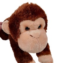 Aurora World Stuffed Animal Plush Chimpanzee Monkey Brown Fuzzy Toy - £11.10 GBP