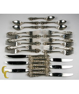 Reed &amp; Barton El Greco Sterling Silver Flatware Set 23 Pieces Nice Condi... - €1.344,40 EUR